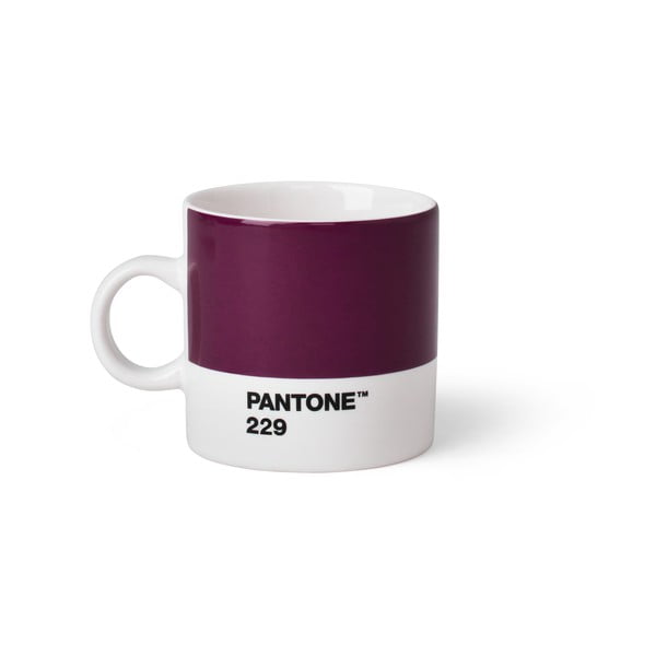 Tamsiai violetinis puodelis Pantone Espresso, 120 ml