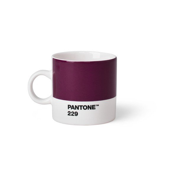 Tamsiai violetinis puodelis Pantone Espresso, 120 ml