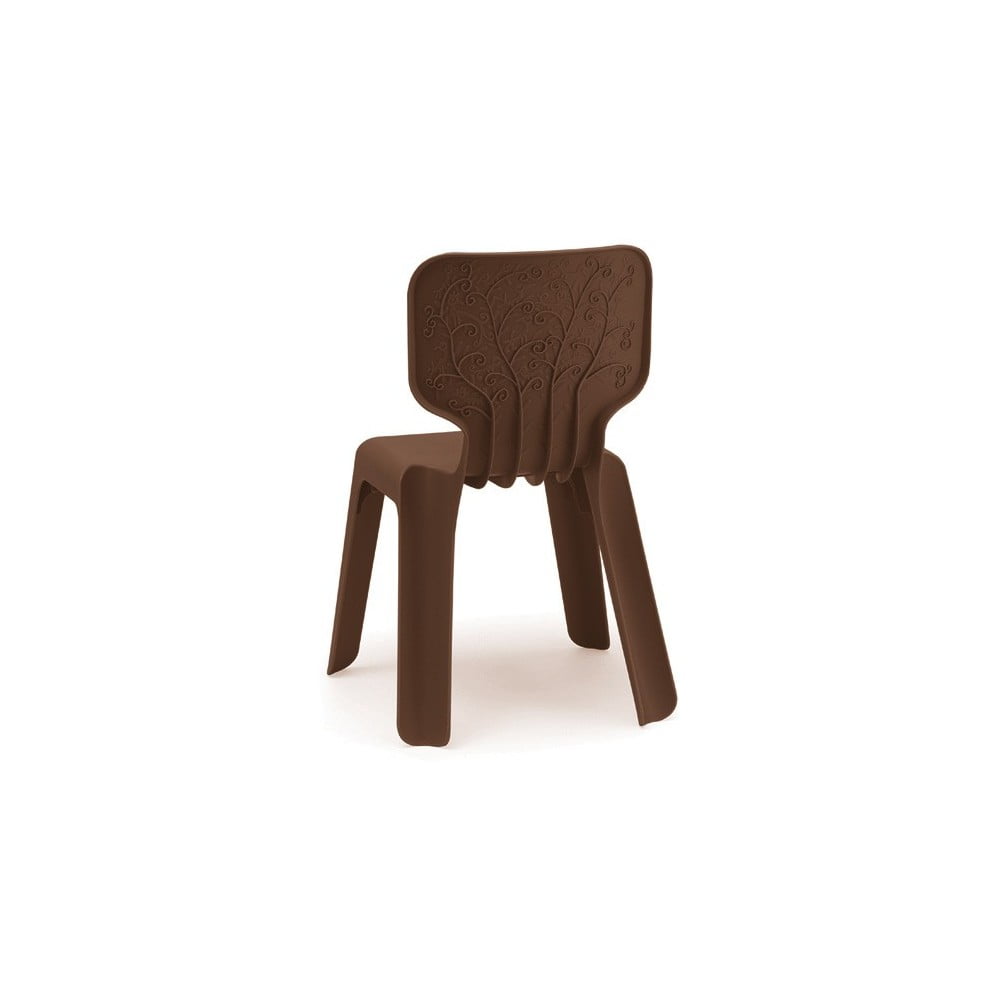 Vaikiška rudos spalvos sudedama kėdutė "Magis Alma