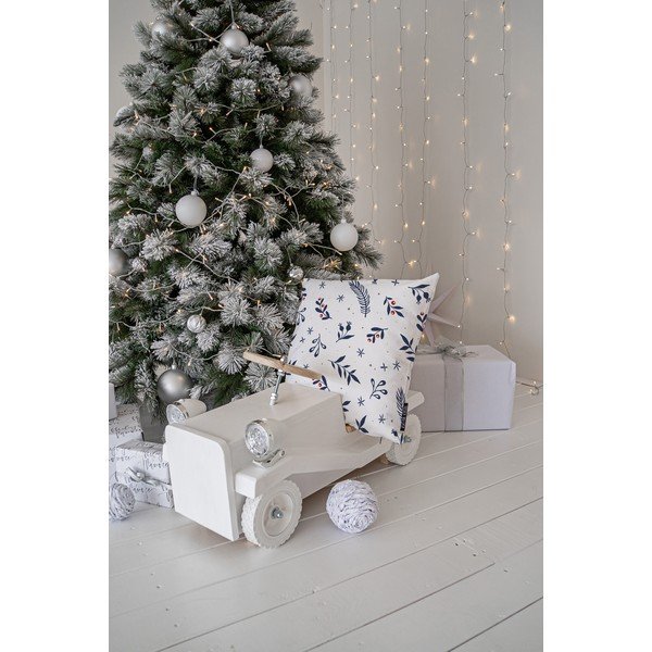 Dekoratyvinė pagalvėlė su Kalėdų motyvu 45x45 cm Merry Blue Christmas – Butter Kings-image-1