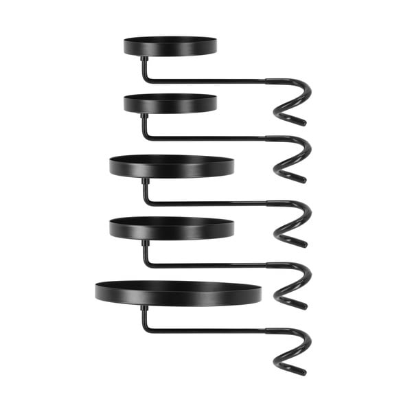 Juoda teleskopinė gėlių lentyna Esschert Design, ilgis 210 - 301 cm-image-2