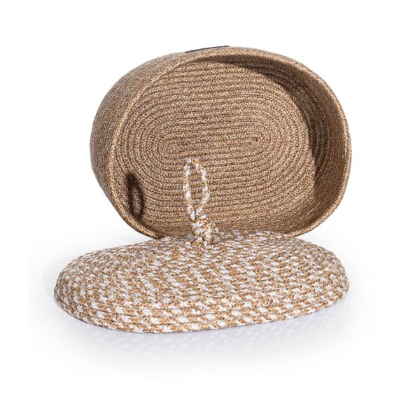 Medžiaginė dekoratyvinė laikymo dėžė su dangčiu - Mioli Decor-image-2