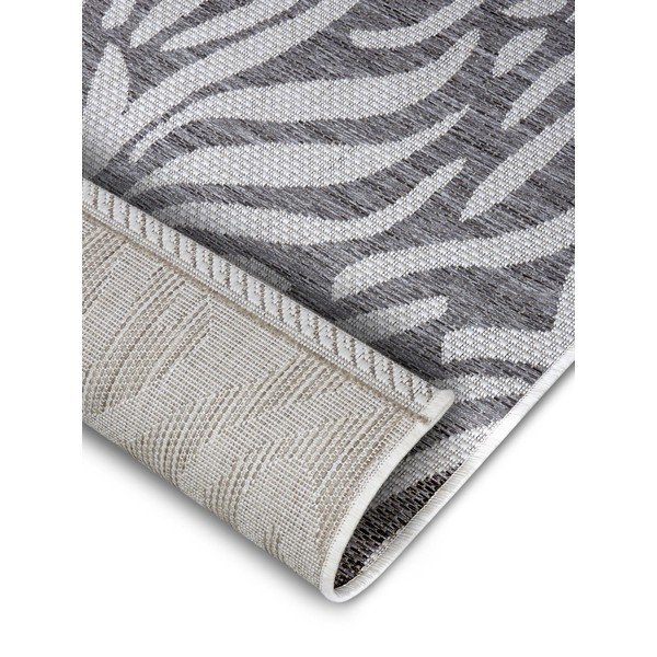 Pilkos ir smėlio spalvos lauko kilimas NORTHRUGS Cebra, 160 x 230 cm-image-4