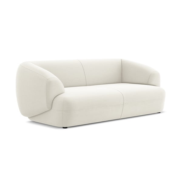 Baltos spalvos iš velveto sofa 212 cm Moana – Makamii-image-2