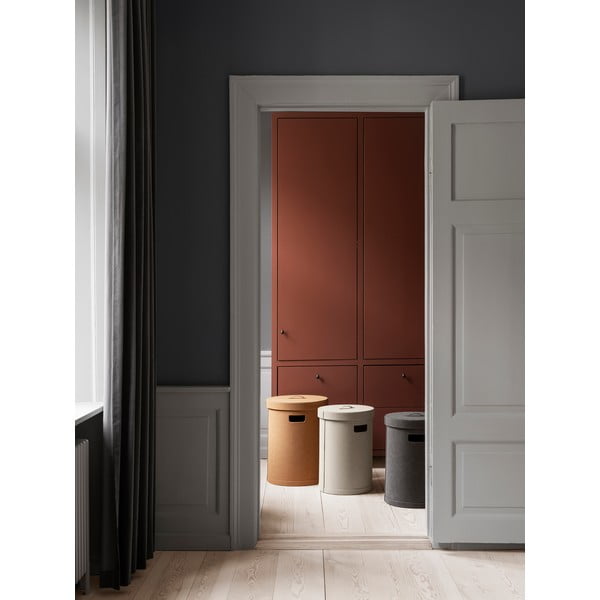 Smėlio spalvos iš dirbtinės odos skalbinių krepšys Sahla M – Blomus-image-4