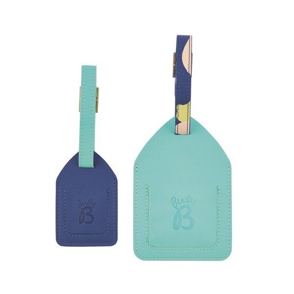 2 mėlynų bagažo etikečių rinkinys Busy B-image-3
