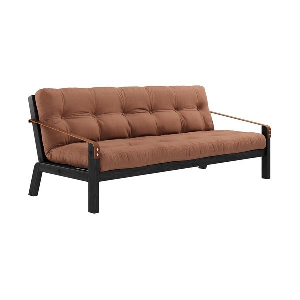 Sulankstoma sofa Karup Design Poetry Black/Clay Brown-image-3