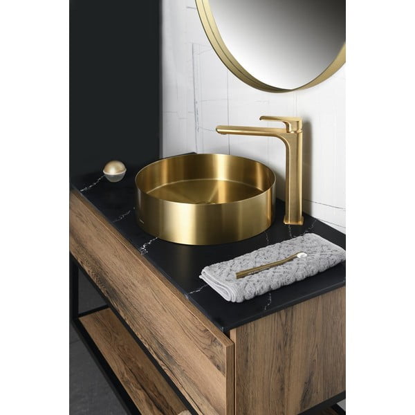 Kriauklei čiaupas auksinės spalvos stovimas Spy – Sapho-image-3