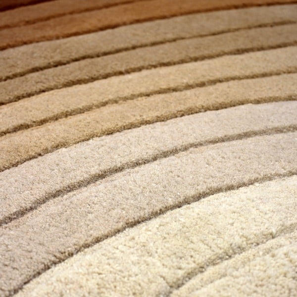 Iš vilnos kilimas raudonos plytų spalvos 200x290 cm Puddle Ombre Wool – Flair Rugs-image-2