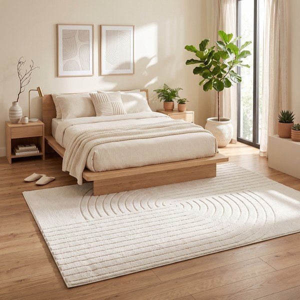 Kreminės spalvos kilimas 200x290 cm Solace – ESTE-image-4