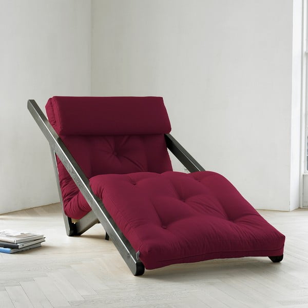 "Karup Figo" poilsio kėdė, venge/bordeaux, 70 cm
