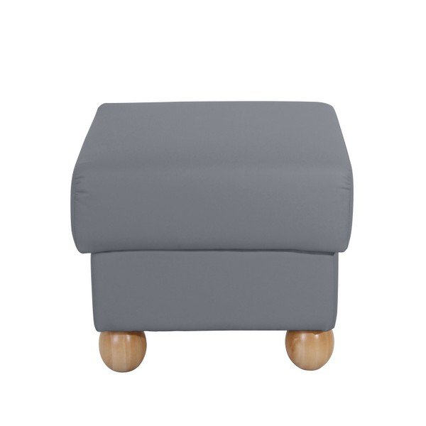 "Max Winzer Monarch Grey Ottoman-image-1