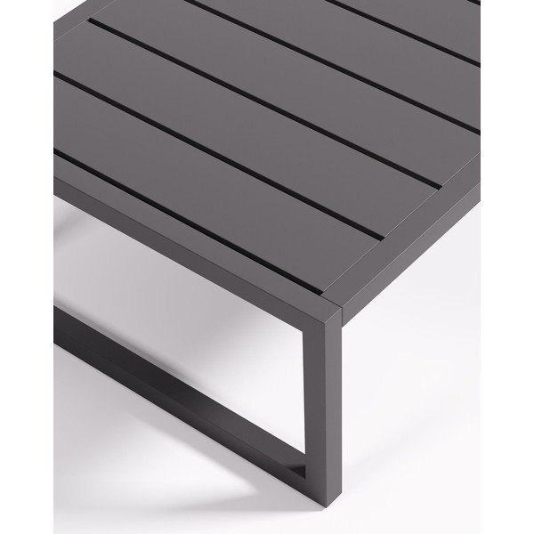 Iš aliuminio sodo šoninis staliukas 60x60 cm Comova – Kave Home-image-3