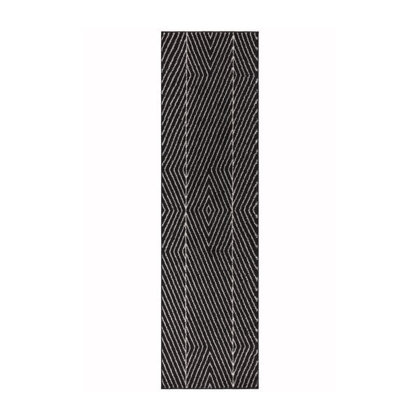 Pailgos formos kilimas juodos ir baltos spalvos 66x240 cm Muse – Asiatic Carpets