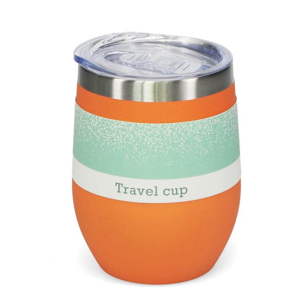 Kelioninis puodelis (ne termo) oranžinės spalvos 350 ml – Rex London-image-3