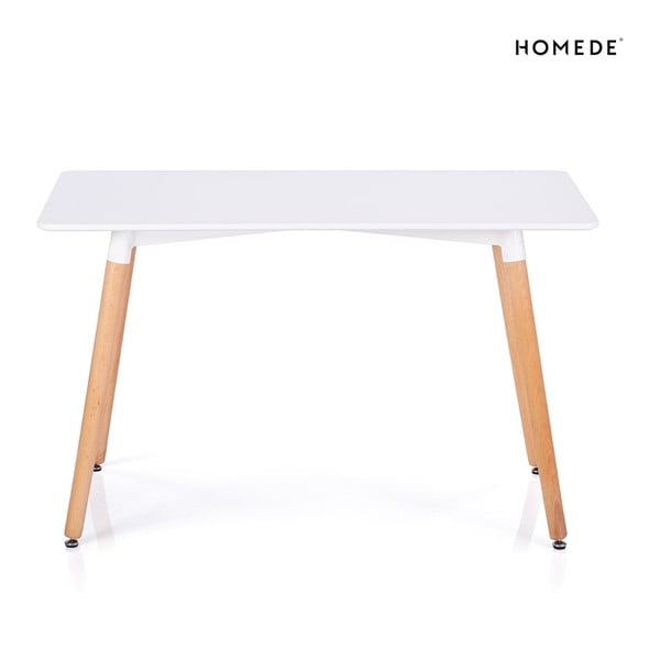 Valgomojo stalas su baltu stalviršiu 80x120 cm Elle – Homede-image-2