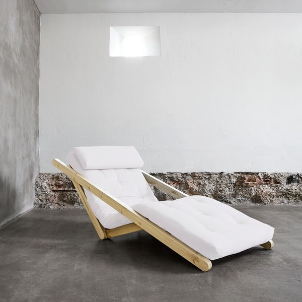 "Karup Figo" gultas, neapdorotas/natūralus, 70 cm