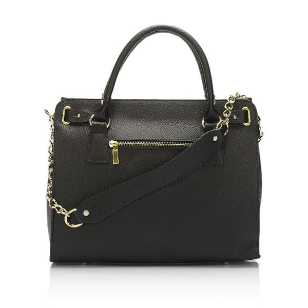 Juoda odinė rankinė Giulia Massari Clementine-image-2