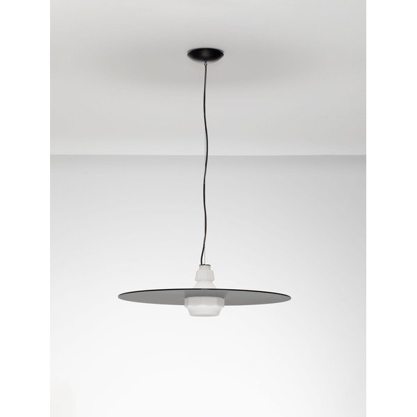 Matinės juodos spalvos iš plieno kabantis šviestuvas ø 60 cm Lora – Nova Luce-image-4