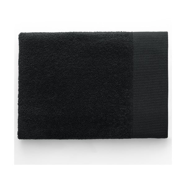 Juodos spalvos iš frote audinio iš medvilnės rankšluostis 30x50 cm Amari – Restilo-image-3