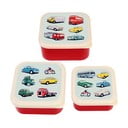 Vaikiška pietų dėžutė 3x dėžės Road Trip – Rex London