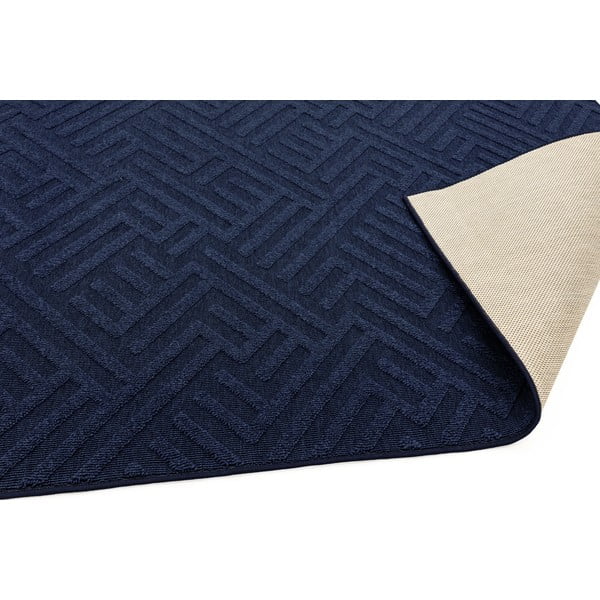 Tamsiai mėlynas kilimas Asiatic Carpets Linear, 80 x 150 cm-image-4