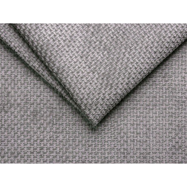 Pilkos spalvos dvigulė lova audiniu dengta be galvūgalio 140x200 cm Whale – Micadoni -image-3