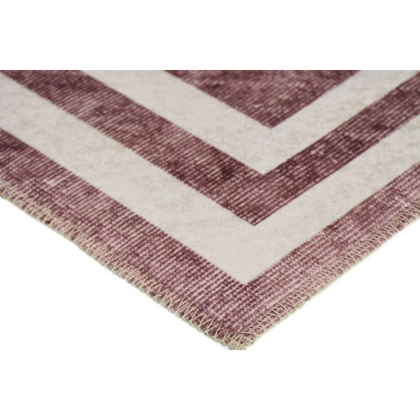 Raudonas plaunamas kilimas 150x80 cm - Vitaus-image-2