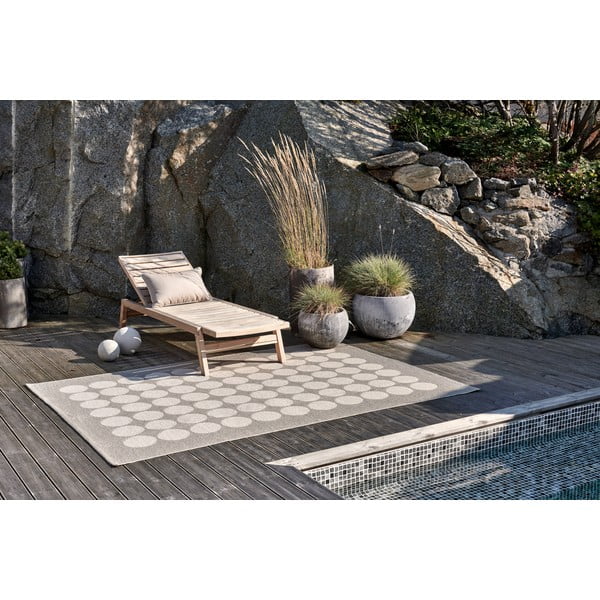 Rudos spalvos/smėlio spalvos lauko ir vidaus kilimas 180x260 cm Hugo Walnut Linen – Pappelina-image-3