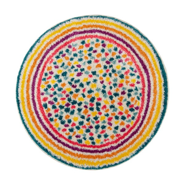 Apvalios formos kilimas 100x100 cm Rainbow Spot – Flair Rugs