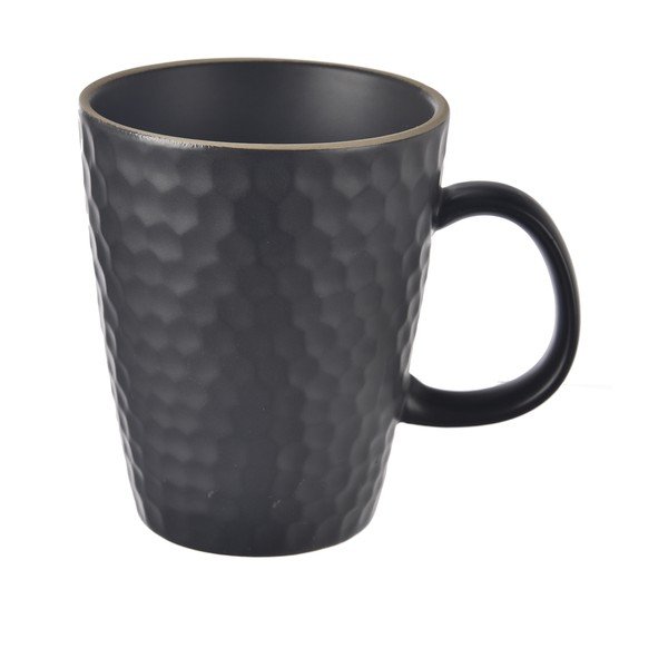 Juodos spalvos iš keramikos puodelis 420 ml Tea Time – Orion-image-2