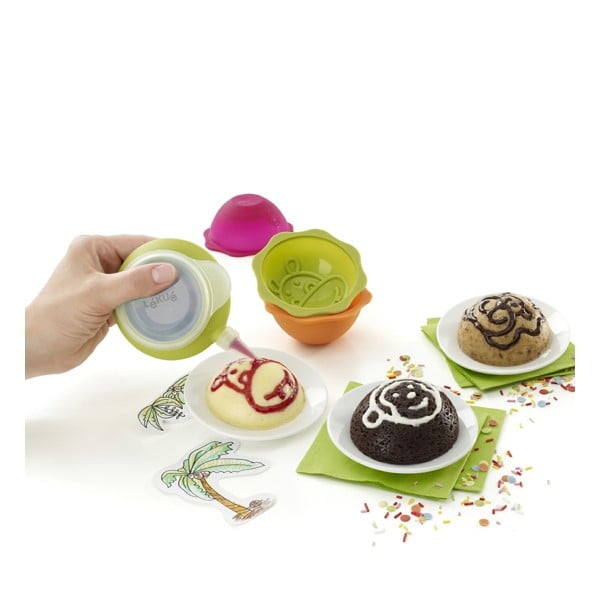 Rudos spalvos dekoratorius Lékué Decopen su 4 antgaliais-image-2