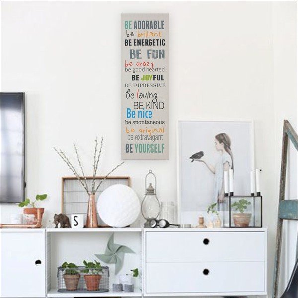 Paveikslas Really Nice Things Be Adorable, 30 x 90 cm-image-1