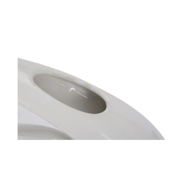 Balta ir sidabrinė keraminė vaza Mauro Ferretti Bling-image-1