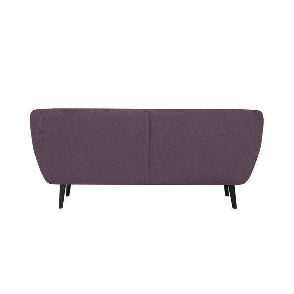 Violetinė dviejų vietų sofa su rudomis kojomis Mazzini Sofas Piemont-image-1