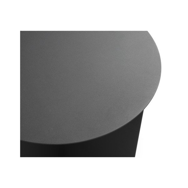 "Custom Form Oli" juodas kavos staliukas, ⌀ 50 cm-image-4