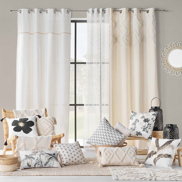 Skalbiamas kilimas kreminės spalvos 60x90 cm Athena – douceur d'intérieur-image-1