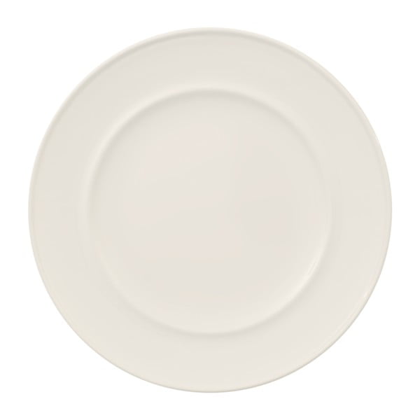Kreminės baltos spalvos porcelianinė salotų lėkštė "Like", "Villeroy & Boch Group", 21 cm