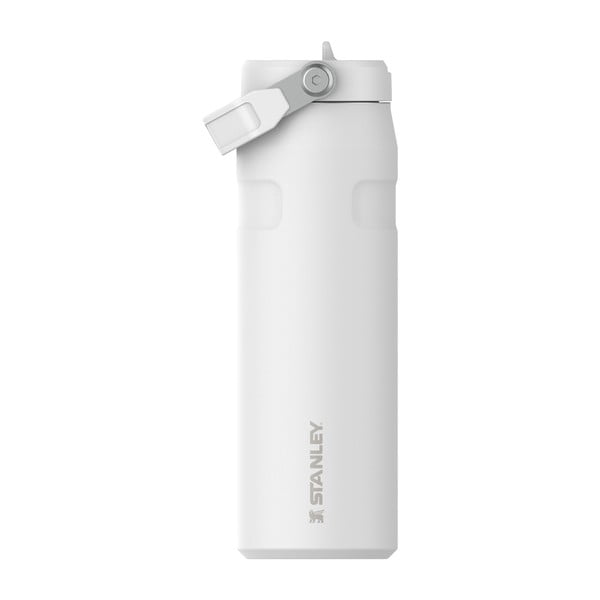 Baltos spalvos iš nerūdijančio plieno termosas 700 ml IceFlow™ Bottle Flip Straw 2.0 Frost – Stanley