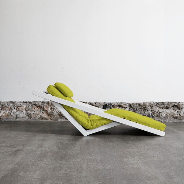 Kintamas gultas Karup Figo White/Pistacie-image-1
