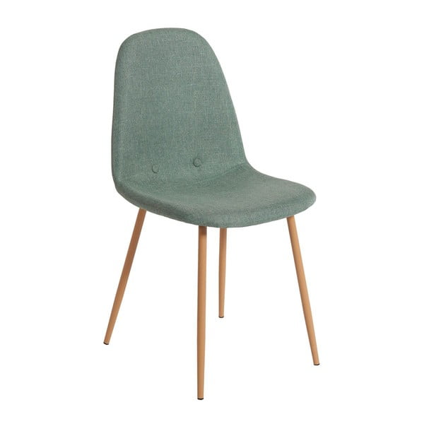 2 žalios ir pilkos spalvos valgomojo kėdžių rinkinys Bonami Essentials Lissy