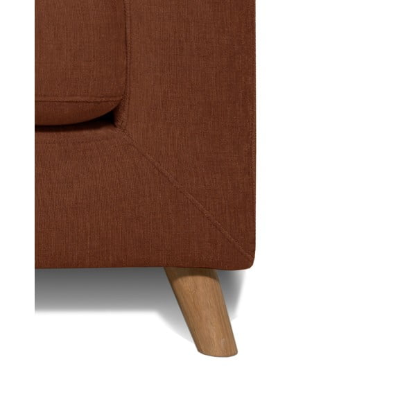 Tamsiai oranžinė kampinė sofa (kairysis kampas) Faria - Scandic-image-4