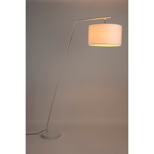 Pastatomas šviestuvas baltos spalvos (aukštis 220 cm) su tekstiliniu gaubtu Martine – White Label-image-1