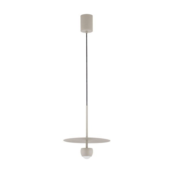 Smėlio spalvos iš aliuminio kabantis šviestuvas LED ø 30 cm Edem – Nova Luce