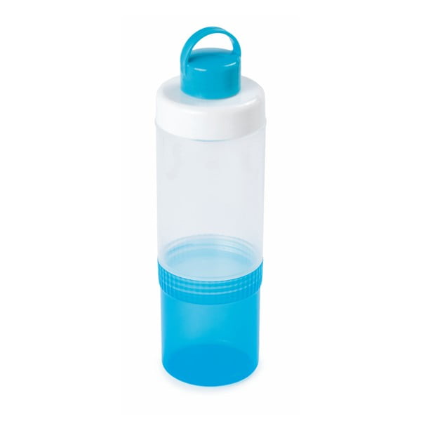 Mėlynas buteliukų ir puodelių rinkinys "Snips Eat & Drink", 0,4 l