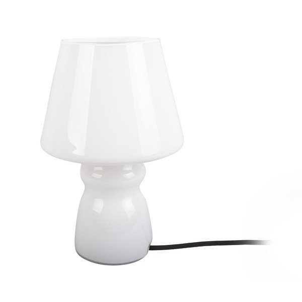 Balto stiklo stalinė lempa Leitmotiv Classic Glass, ø 16 cm-image-1