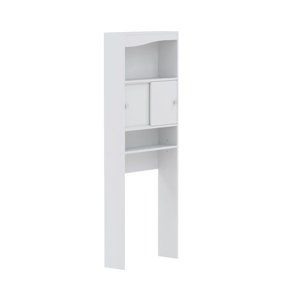 Spintelė virš skalbimo mašinos baltos spalvos 64x177 cm Wave – TemaHome-image-2