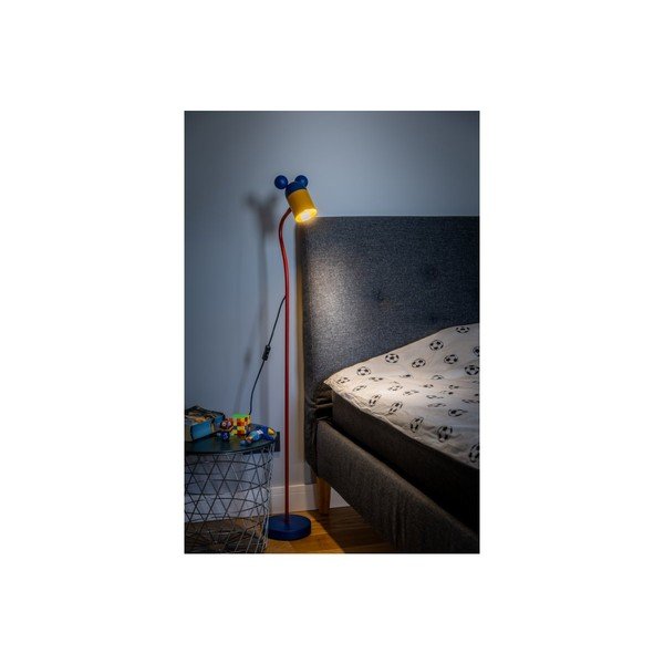 Pastatomas šviestuvas mėlynos spalvos (aukštis 133,5 cm) su metaliniu gaubtu Mouse – GTV-image-2