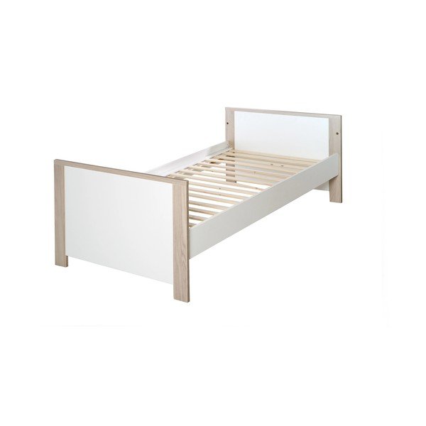 Vaikiška lovelė baltos spalvos/natūralios spalvos 70x140 cm Olaf – Roba-image-2