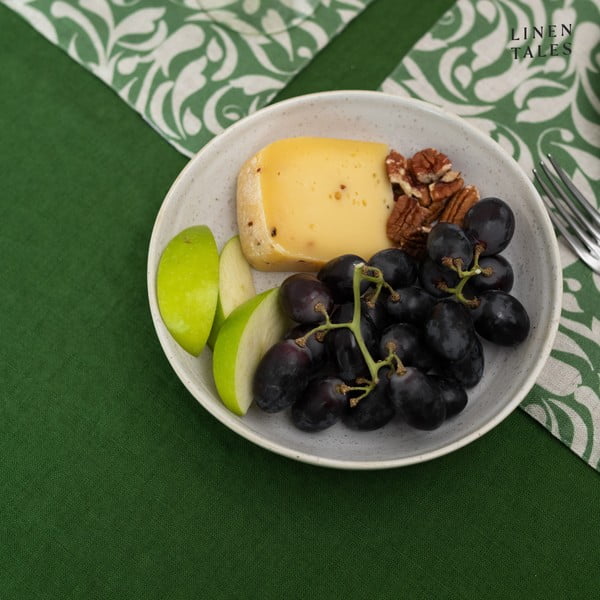 Iš lino stalo takelis 40x200 cm True Green – Linen Tales-image-2